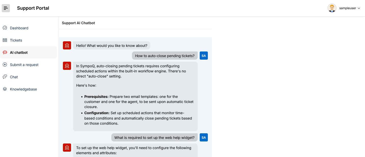 AI Service Chatbot
